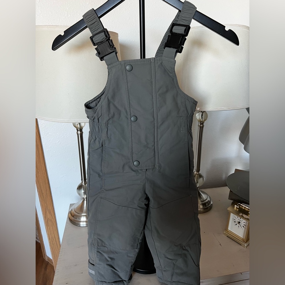 Hanna Anderson Snow Bibs size 90 3T gray Hanna Outdoor